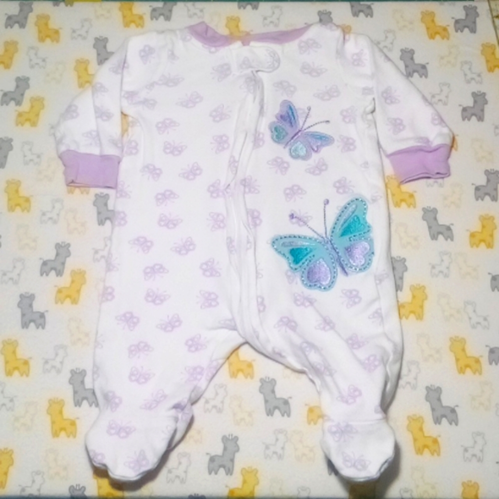 2/$20 EUC Butterfly Jumper